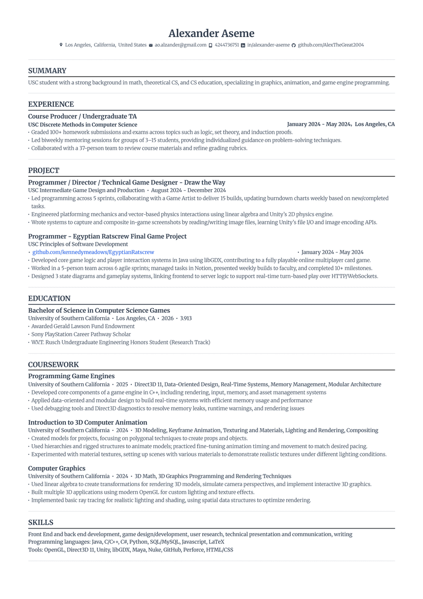 Resume Preview